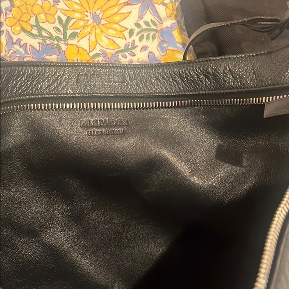 Jil Sander Black Leather Tote Bag/travel bag - Picture 6 of 13